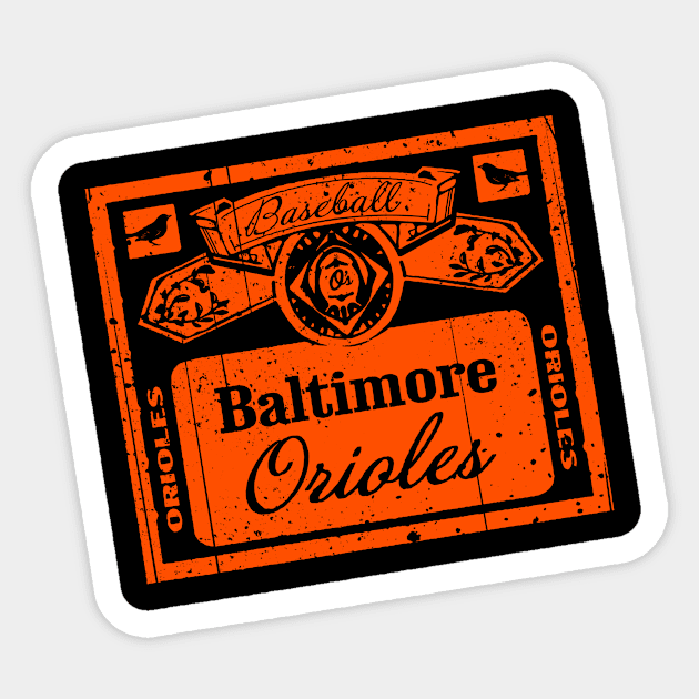 Baltimore Beer Sticker by Throwzack